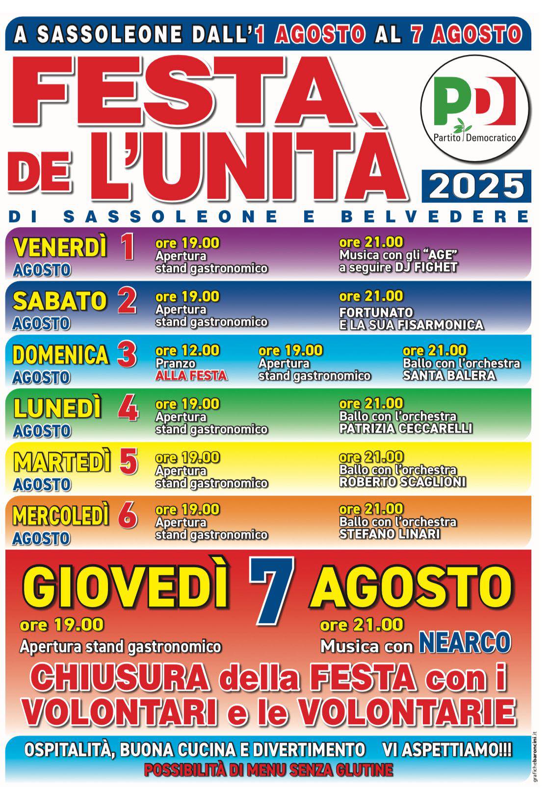 Logo festa unità Sassoleone